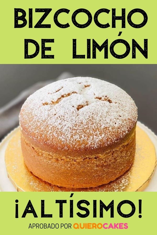 Bizcocho de limón súper alto y muy esponjoso ¡Te va a encantar!